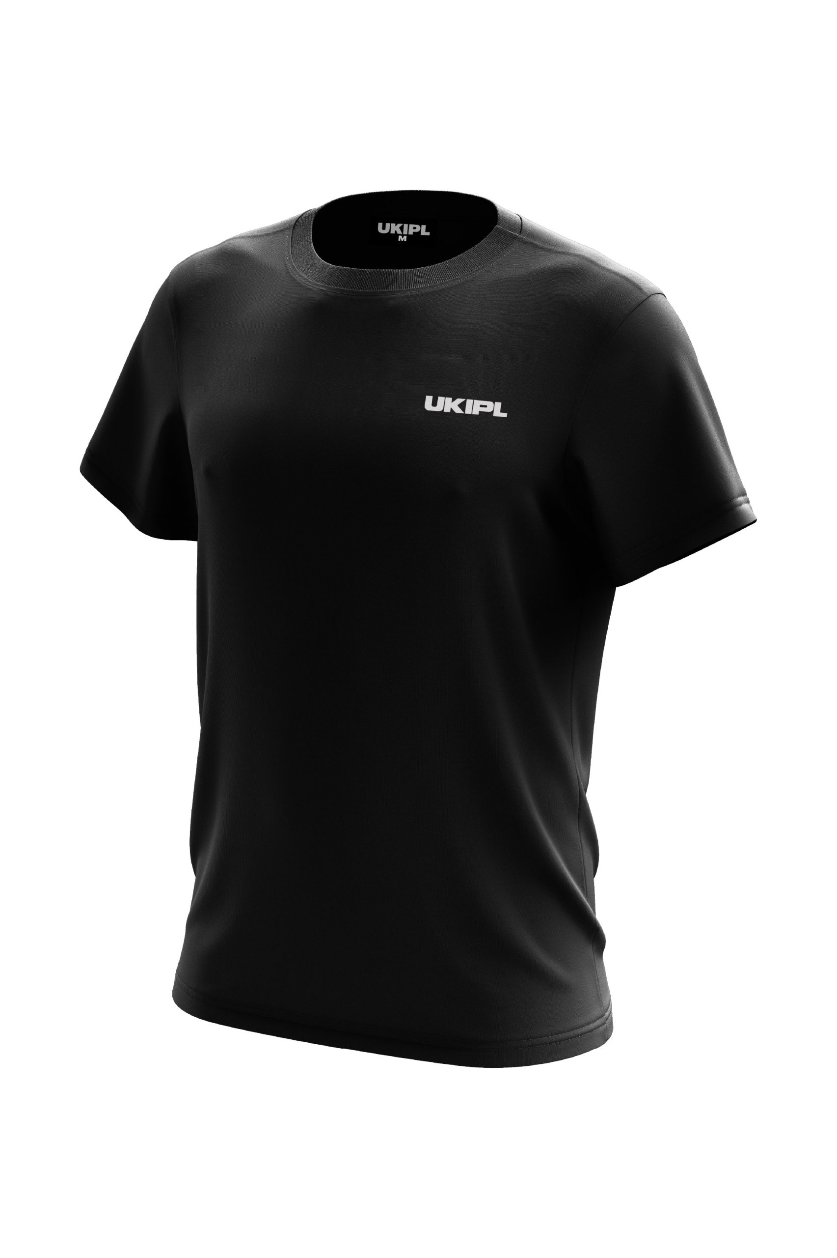 UKIPL National Tee, black, front view