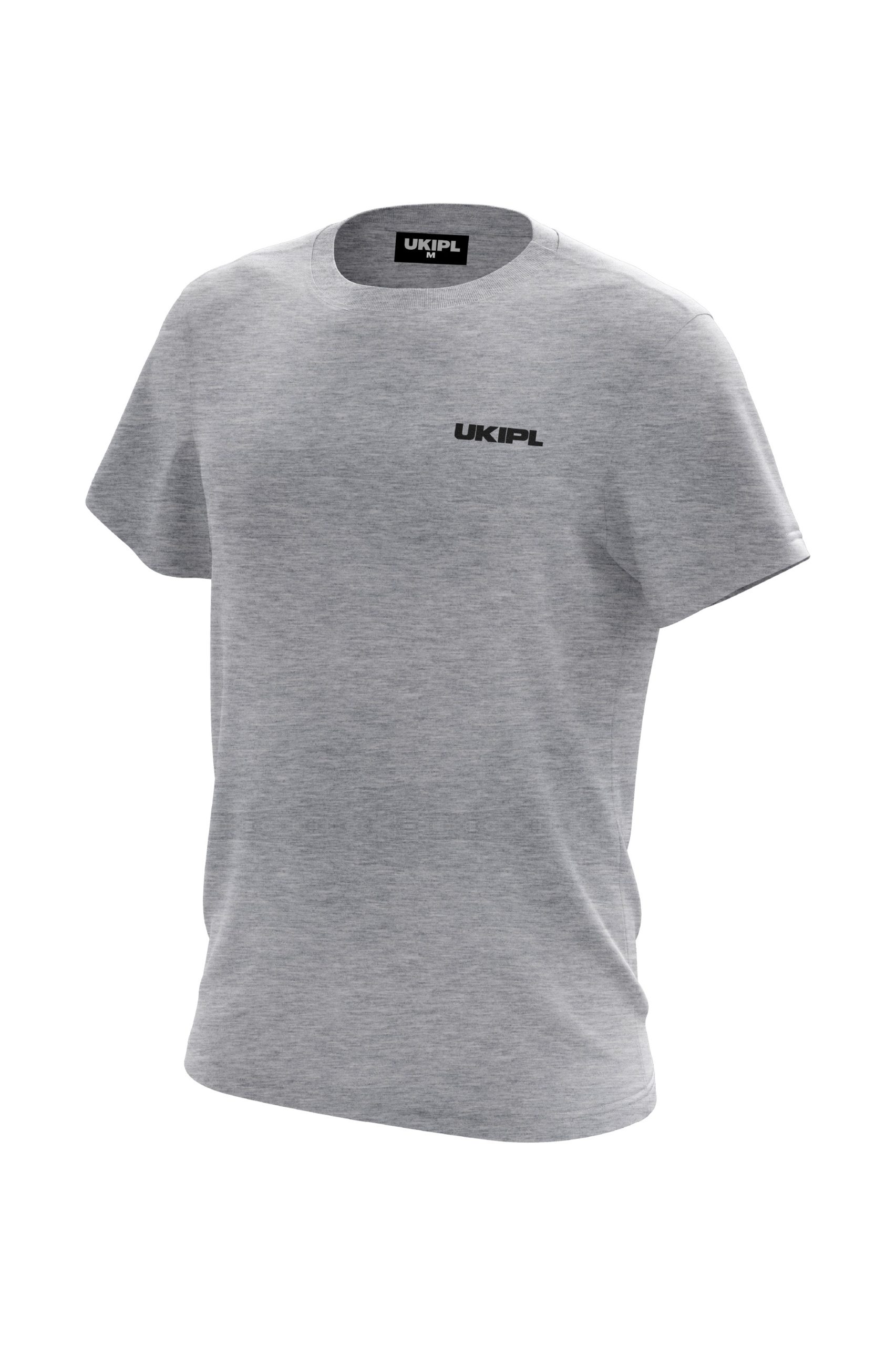 UKIPL National Tee, grey, front view