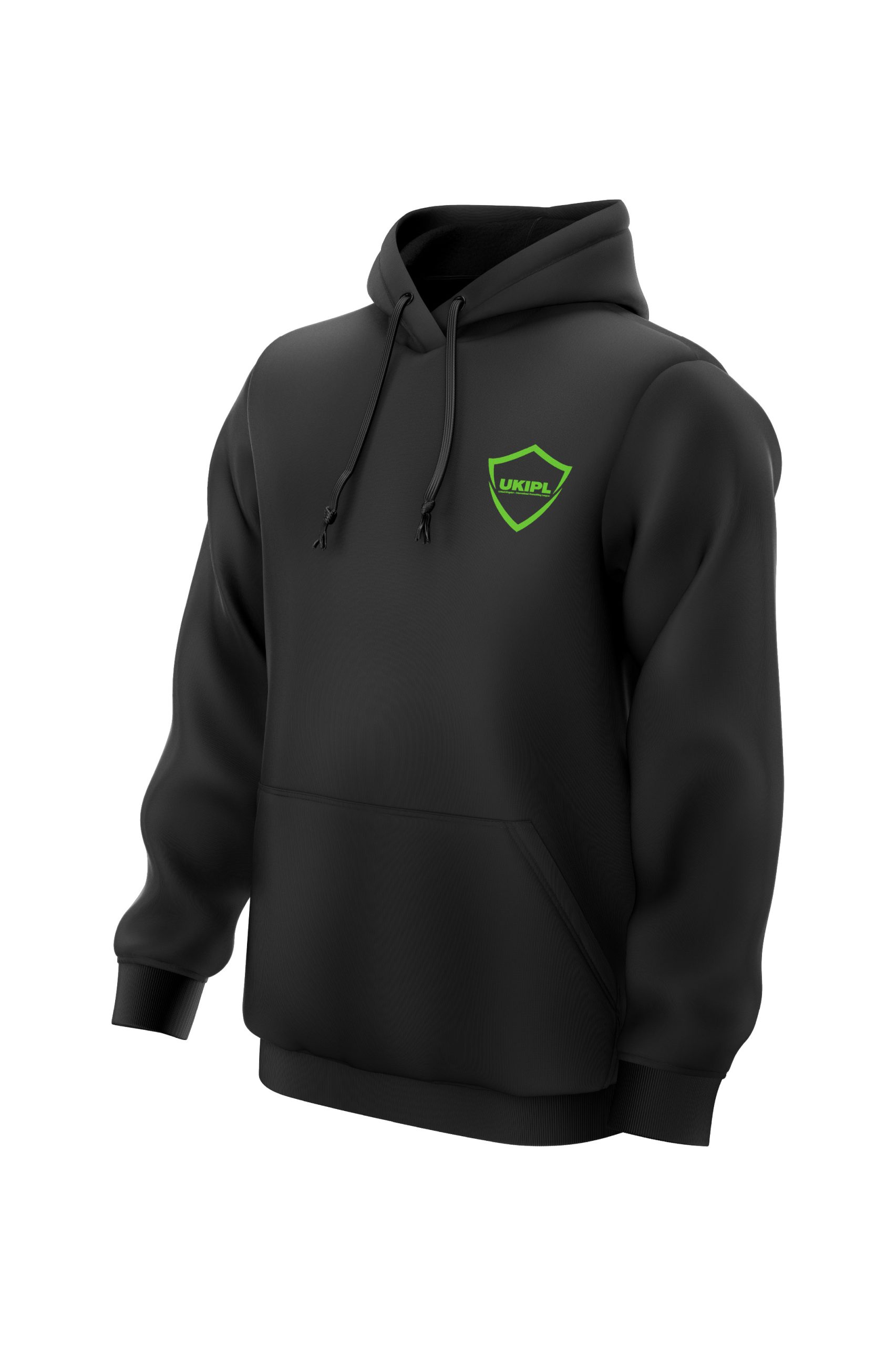 UKIPL Classic Hoodie, black, front view