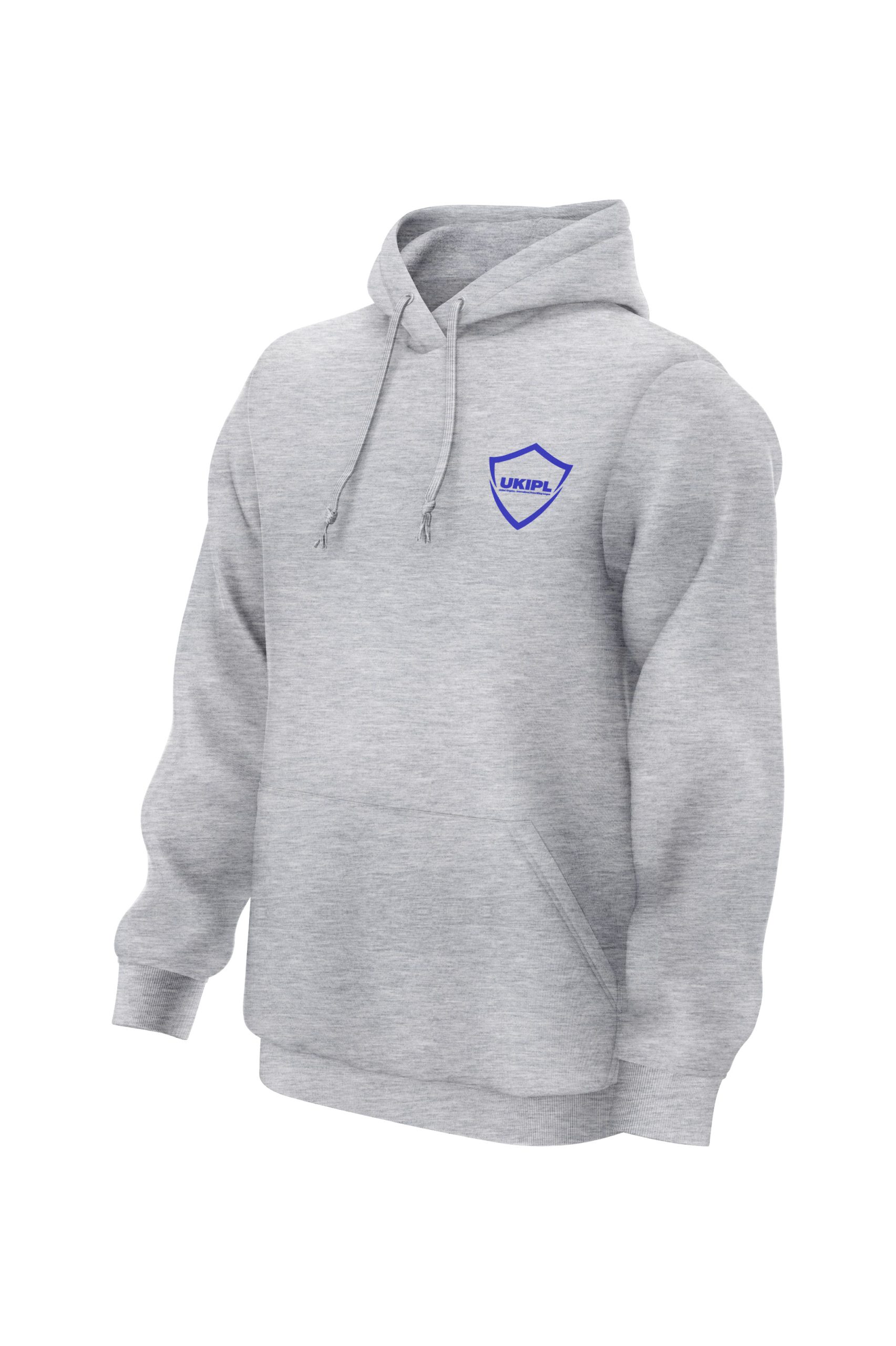 UKIPL Classic Hoodie, grey, front view