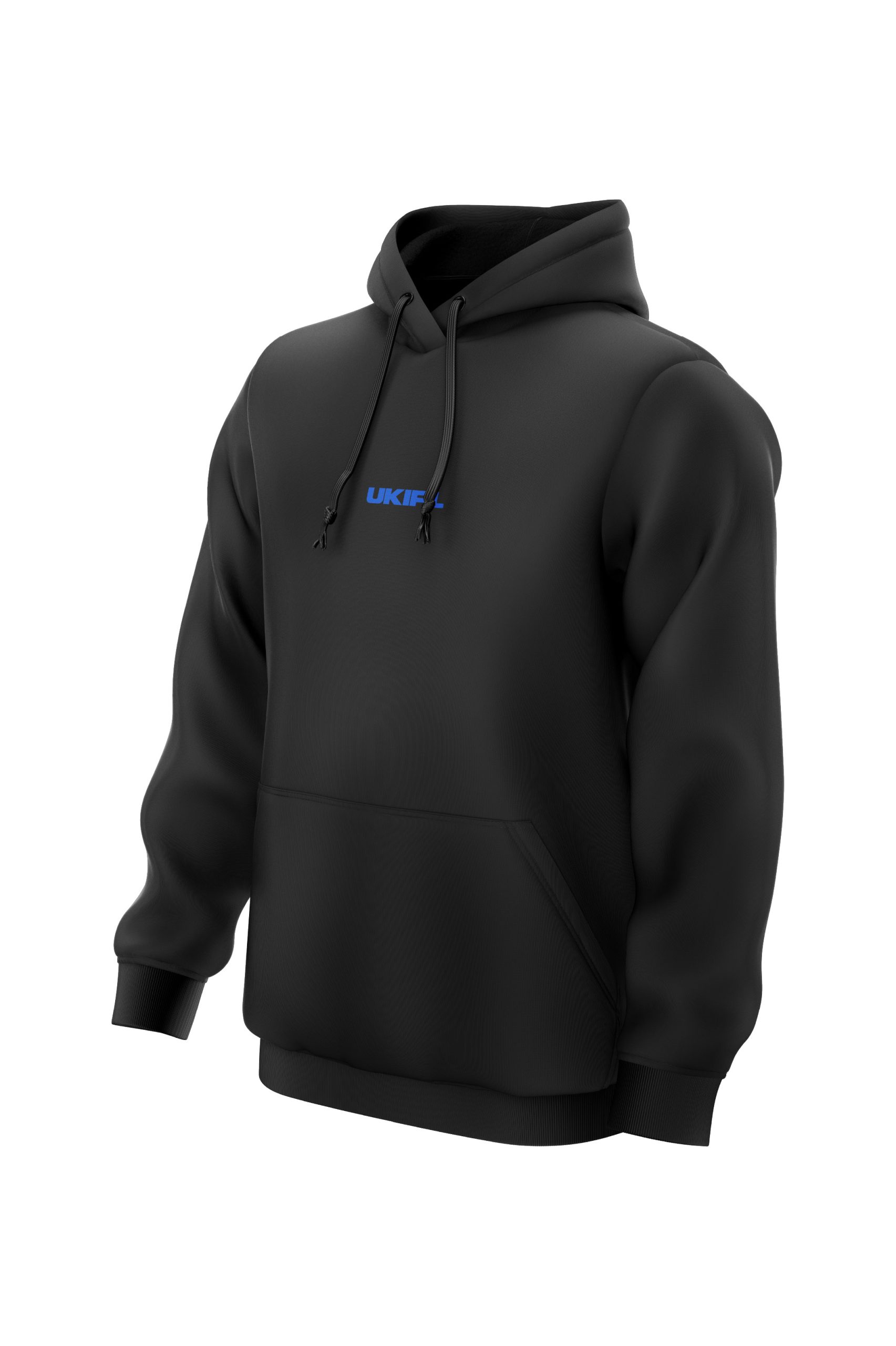 UKIPL Nation Hoodie, black, front view