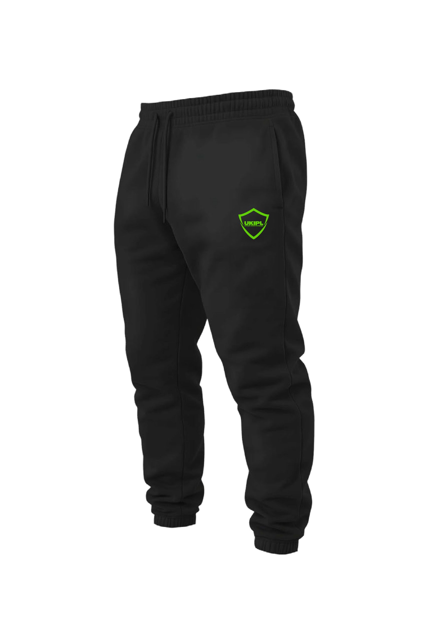 UKIPL Classic Joggers, black, front view