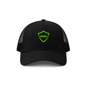 UKIPL Classic Trucker Cap, black, front view