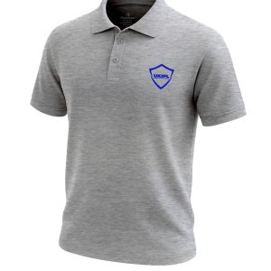 UKIPL Classic Polo, grey, front view